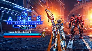Full First Boss Fight With Emosion Bombard | ARES: THE IRON VANGUARD Tutorial Part 1 Guide