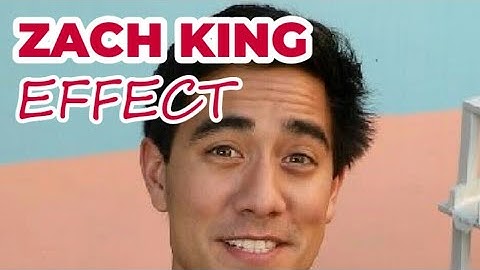 ZACH KING EFFECT / step by step / filmora 9