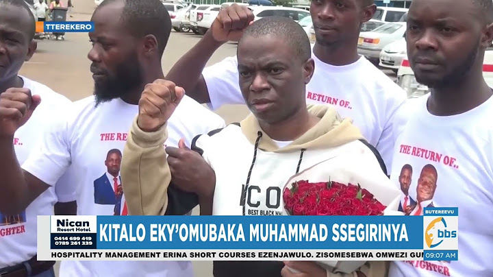 Ebitonotono ku Hon. Muhammad Ssegirinya (Mr. Update), afiiridde ku ddwaliro e Lubaga