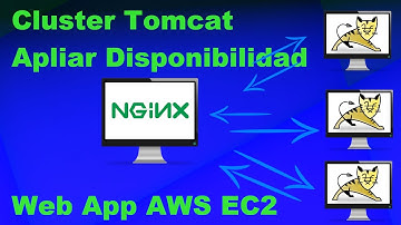 Crear cluster servidor apache tomcat copias de tomcat en instancia aws EC2