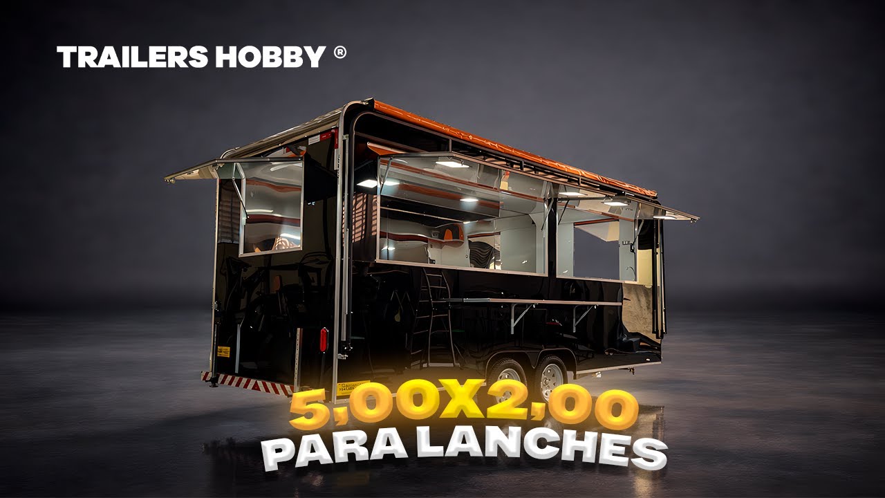Trailer 5x2 para lanche TRAILERS HOBBY