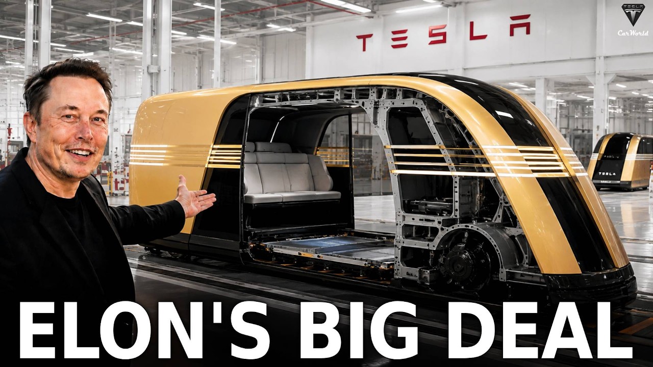 Elon Musk Unveils the Upcoming 2027 Tesla Robovan Design! – Video