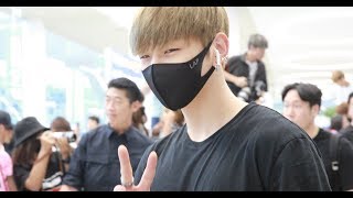180717 워너원(Wanna One) 강다니엘, '만찢남 왕자어피치는 브이도 잘해요!!'(인천공항 입국)