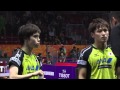 【世界卓球2015　蘇州】男子ダブルス準々決勝 　森薗・大島組