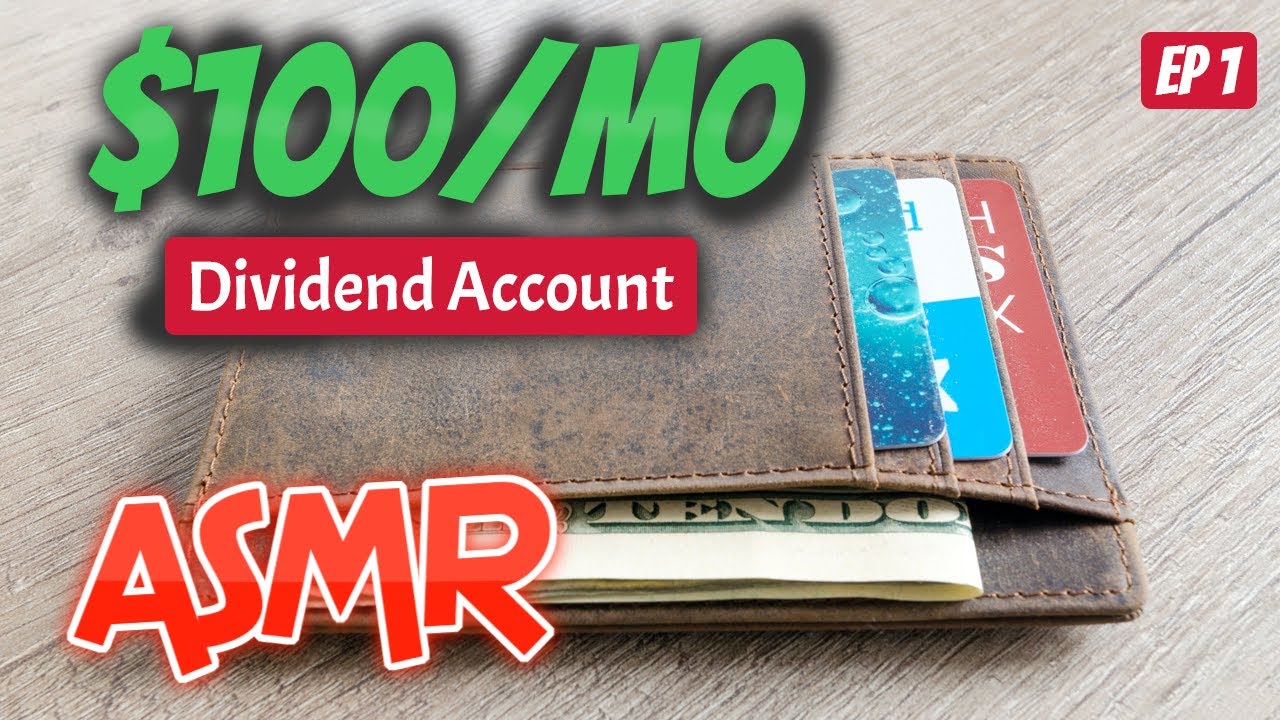 ASMR | Building a DIVIDEND STOCK Portfolio!