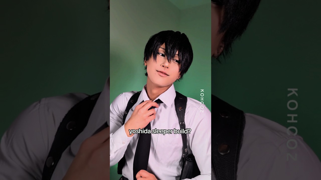 why'd fujimoto make him so jacked for🤔 #chainsawman csm #yoshida #cosplay #yoshidacosplay