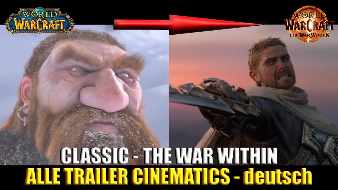 World of Warcraft ALLE TRAILER CINEMATICS - deutsch | CLASSIC - THE WAR WITHIN | 2004-2023