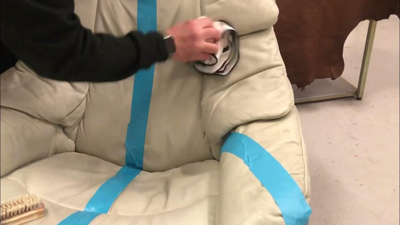 Stressless Chair Leather Cleaning With LRC1 Leather Cleaner YouTube