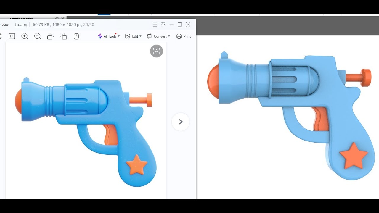 how to model a toy gun in 3d maya for beginners