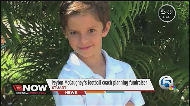 Peyton McCaughey's football coach planning fundrai...