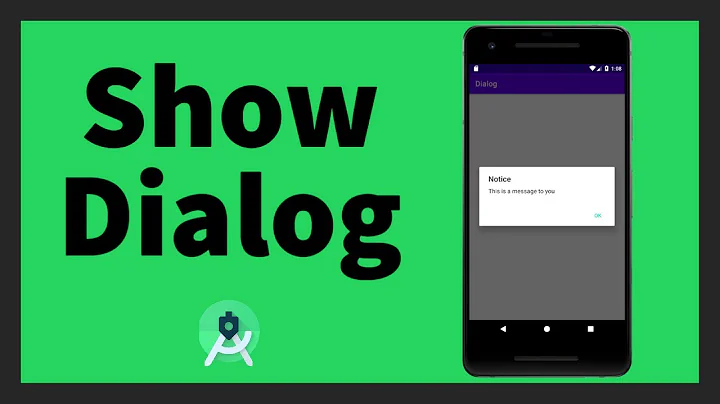 How to show a Dialog | Android Studio | Dialog Fragment