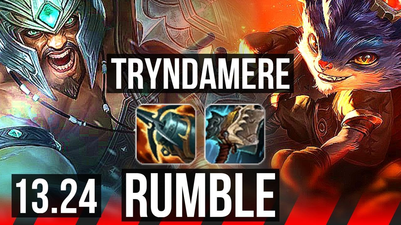 TRYNDA vs RUMBLE (TOP) | Rank 3 Trynda, 6/2/5, Dominating | KR ...