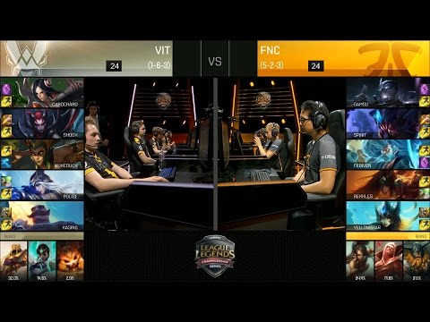 FNC vs VIT Game 2 Highlights - FNATIC vs VITALITY EU LCS Week 6 Summer 2016