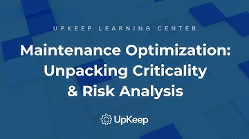 Decoding Criticality & Risk Analysis for Maintenance Planning and Operational Optimization
