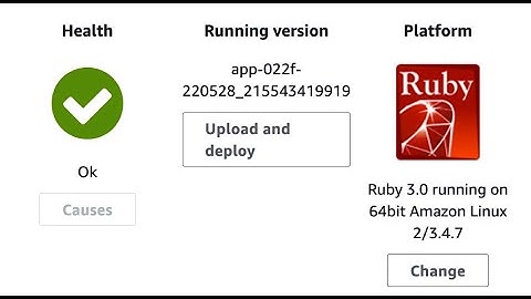 How to deploy Rails 7 App to AWS Beanstalk