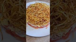 Уж очень вкусный салат за 2 минуты! Всего 4 простых продукта в составе