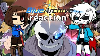 [日本語・English] BlueArchive reaction Undertale Genocide route