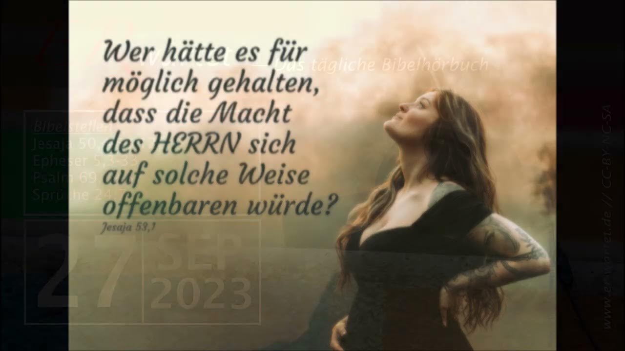 Bibellese 27 09 2023 Jesaja 50 4 53 12 Epheser 5 3 33 Psalm 69 bibellese-27-09-2023-jesaja-50-4-53-12-epheser-5-3-33-psalm-69