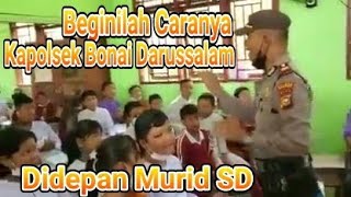 Ngeri Kali Cara Kapolsek Bonai Darussalam Ajak Murid Sd Untuk Vaksin