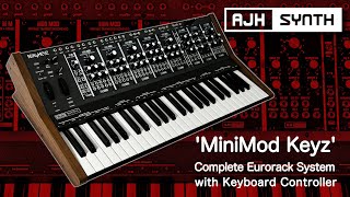 AVAILABLE NOW! MiniMod Keyz Complete System - Minimoog-inspired Eurorack Synth &amp; Keyboard Controller