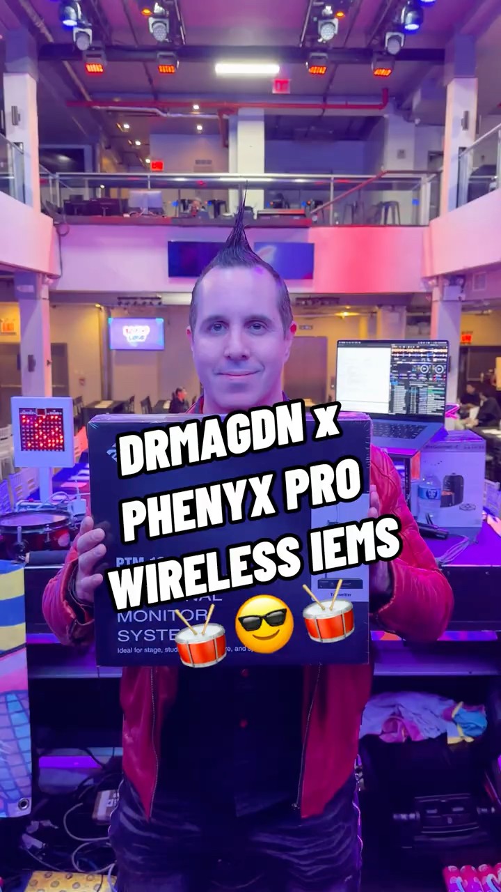 DRMAGDN x Phenyx Pro PTM-10-1B Wireless IEMs @phenyxproofficial3997 #phenyxpro #shorts #short