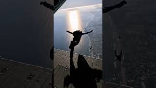 Free Fall From An Airplane | Bird's Eye View