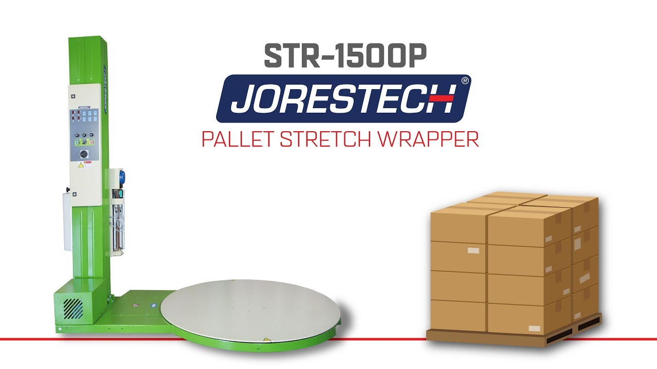 Stretch Wrapping Machine with Rotating Platform for Pallets and Bundles –  Technopack Corporation