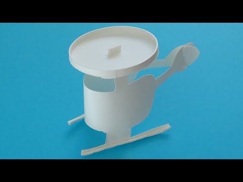 Paper Cup Helicopter 紙コップでつくるヘリコプター Youtube