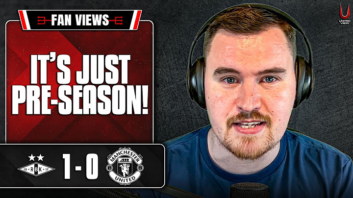 Take A Breath, Everyone! 🤣 | Vitek STANDS OUT | Rosenborg 1-0 Man United | Fan View