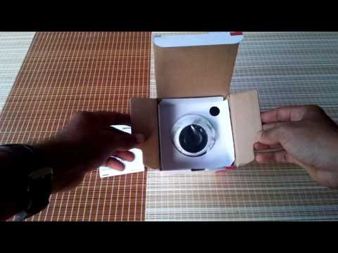 HIKVISION HD1080P WDR EXIR Turret Dome Camera DS 2CE56D7T ITM Unboxing