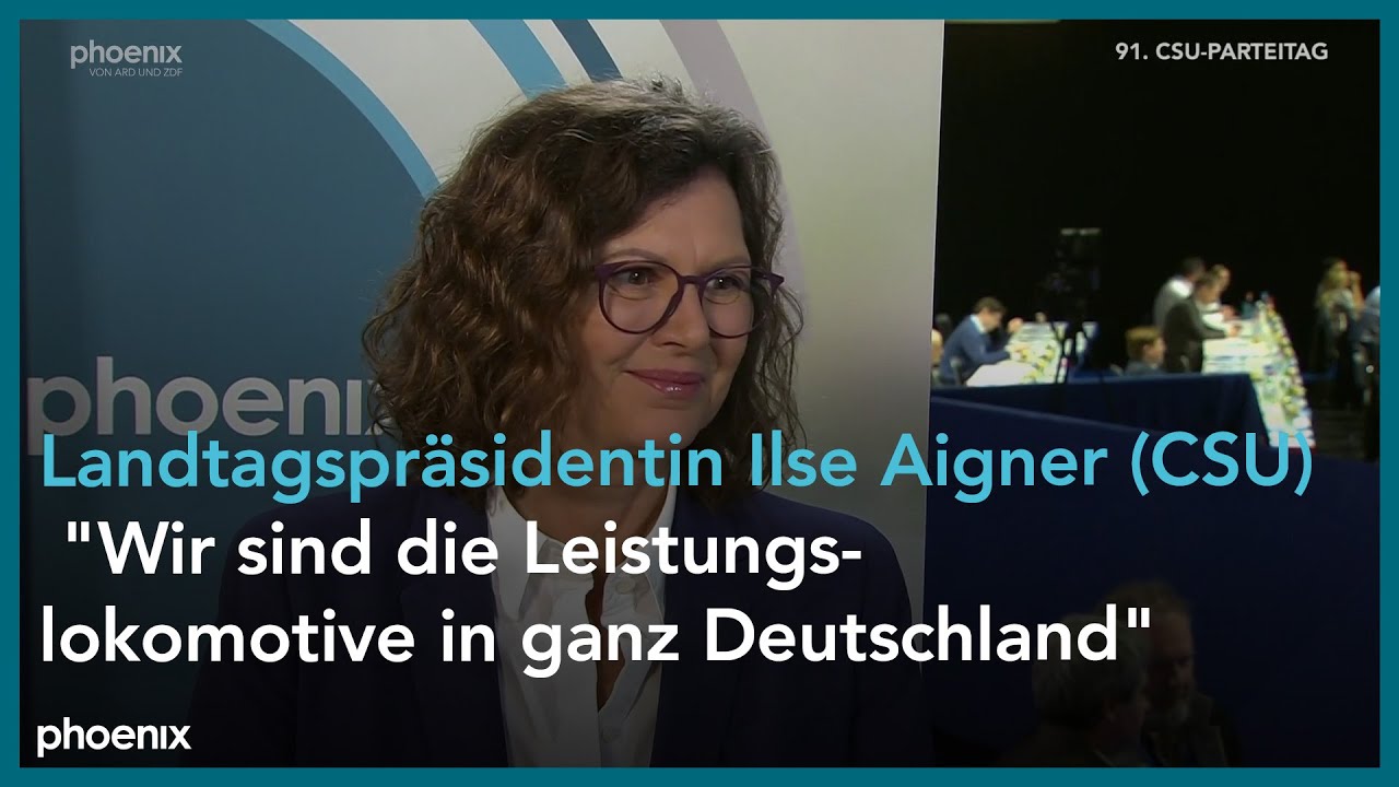 Landtagspräsidentin Ilse Aigner im Interview am 29.10.22