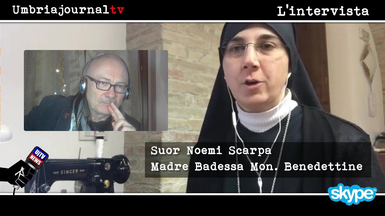 Le mascherine delle Monache Benedettine, intervista con la madre badessa, Noemi Scarpa