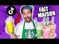 Je teste des recettes starbucks drinks tiktok  carl is cooking