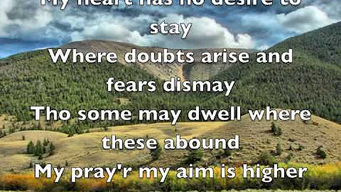 Higher Ground hymn lyrics