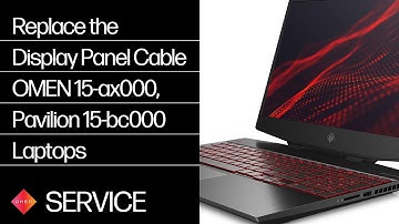 Replace the Display Panel Cable | OMEN 15-ax000, Pavilion 15-bc000 Laptops | HP