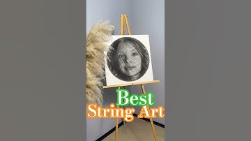 How To Make A Girl String Art Sing-Full Tutorial/How To Do String Art/String Art By Me #shorts #art