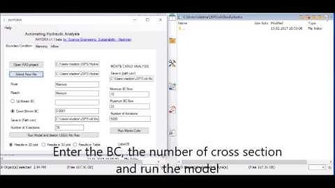 Automating Boundary Conditions in HEC-RAS