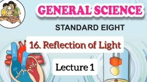 Class 8 General Science Lesson 16 Reflection of Light video 1