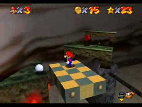 Super Mario 64 (#6 Hazy Maze Cave Stars 1-6)