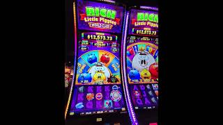 PartII: 12 of 18 spins!  Wait for the flying Pigs!!! Another MINOR & MAXI!! This machine is HoTT 