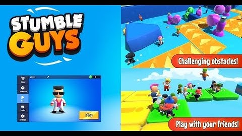 Stumble Guy‪s‬ - Gameplay Walkthrough Part 1 - First Win (iOS, Android)