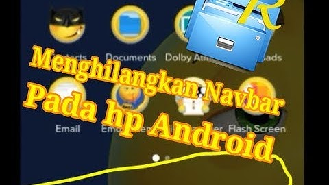 Hapus navbar di Android dengan ROOT EXPLORER