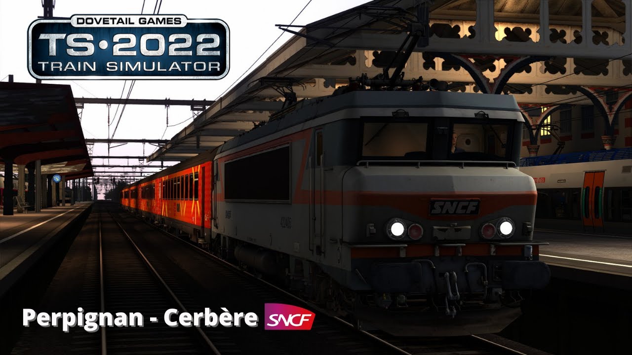 TER 876 143 : Perpignan - Cerbère en BB 22200 - Train simulator 22