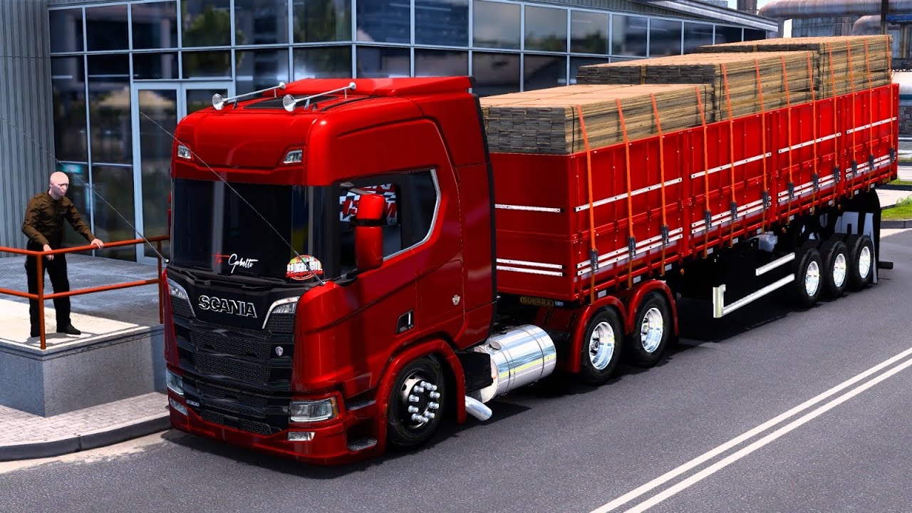 Caminhão Scania Bitruck Arqueada Qualificada Mods Ets2 1.43