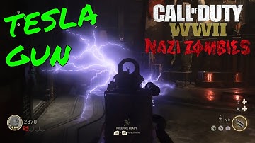 Call Of Duty WWII: How To BUILD The TESLA GUN In NAZI ZOMBIES!