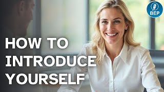 How to Introduce Yourself in an Interview in English | Business English Podcast🎙️ screenshot 5
