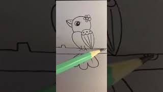 Bird Easy drawing with pencil drawing | drawing with step by step Pencil Drawing