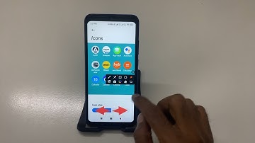 POCO C55 me Icon size kaise change kare