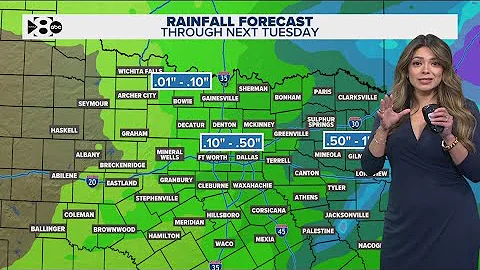 DFW Weather | Rain expected this weekend, early next week in 14 day forecast