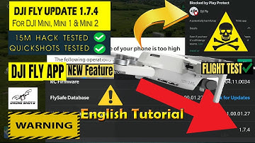 DJI MINI 1, 2 & SE  | 15M Heigh Hack | App Version 1.7.4 | Quickshots Tested | Sathish Photography
